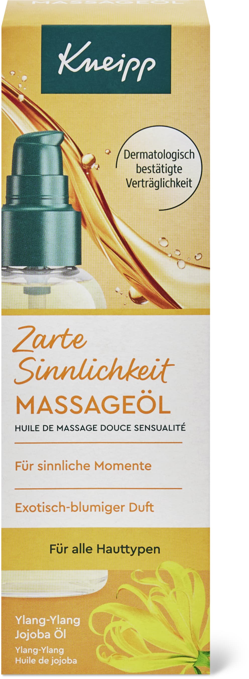 Kneipp Huile de massage Toucher doux Ylang-Ylang 100ml